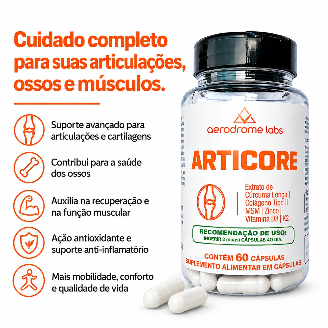 Articore — foto 3, benefícios para articulações, ossos e músculos
